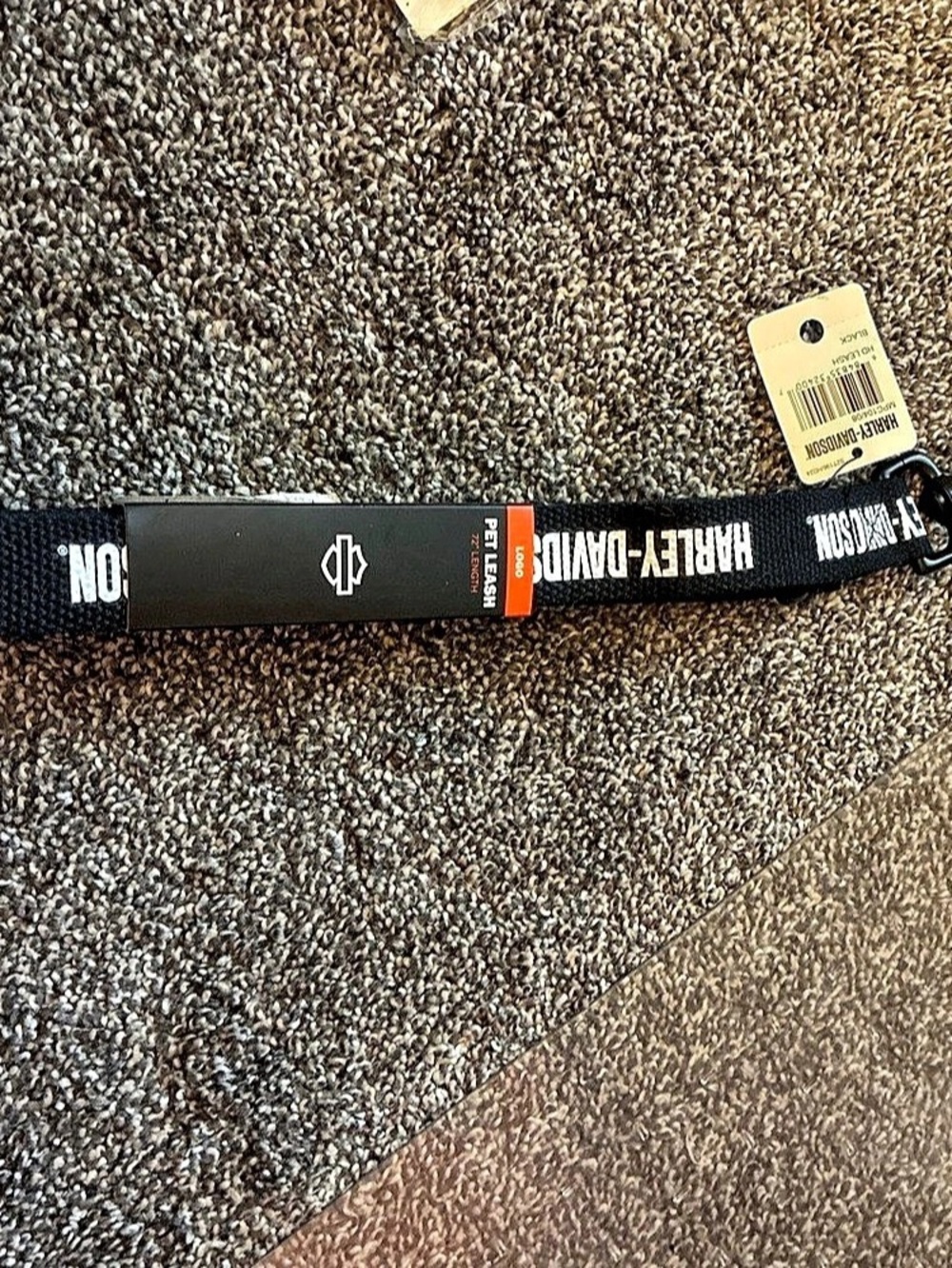Harley-Davidson H-D Text Pet Leash Black